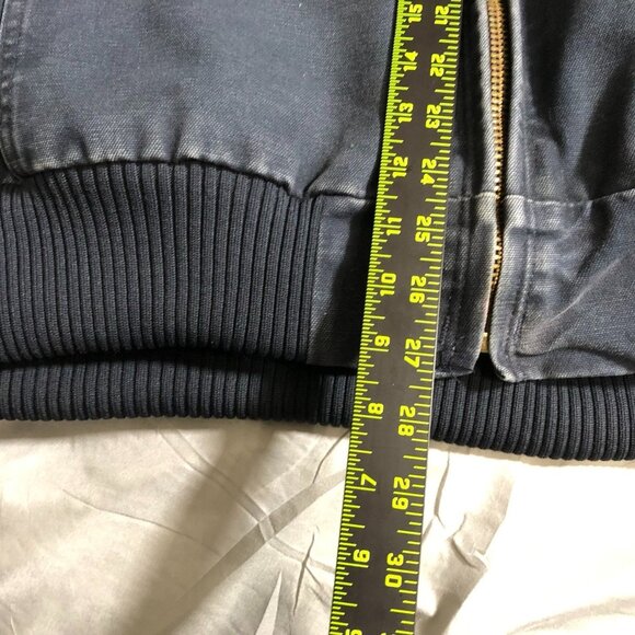 Carhartt Mens Jacket Size 5XL Hooded Full Zip Classic Quilted Gorpcore Navy - Picture 10 of 16